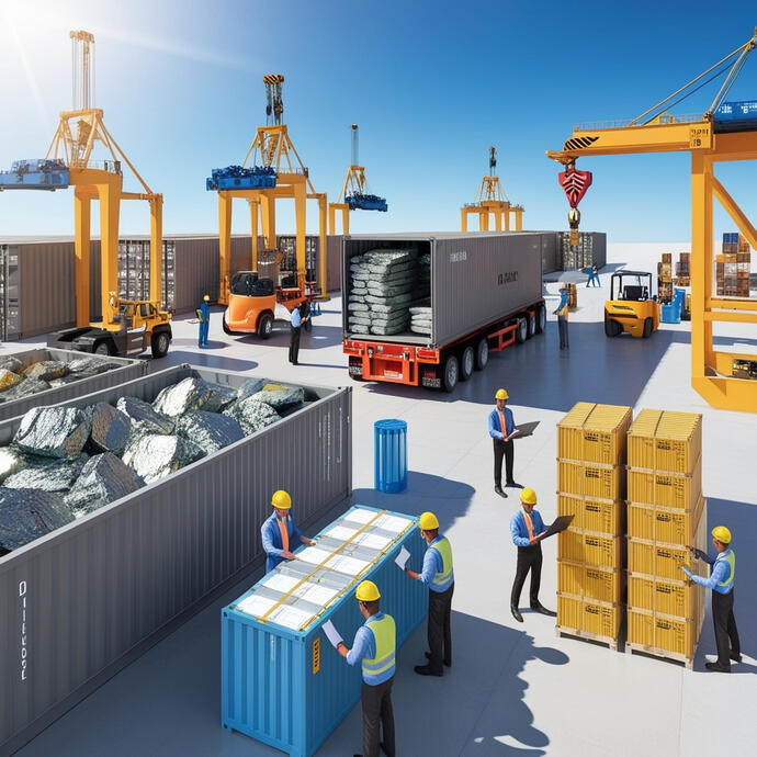 Export & Logistics: Managing mineral consignments.