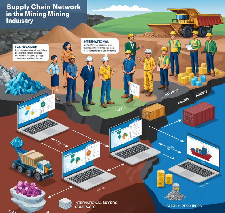 Supply Chain Management: Connecting miners & buyers.
